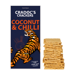 Cradoc's Coconut & Chilli Crackers (80g)