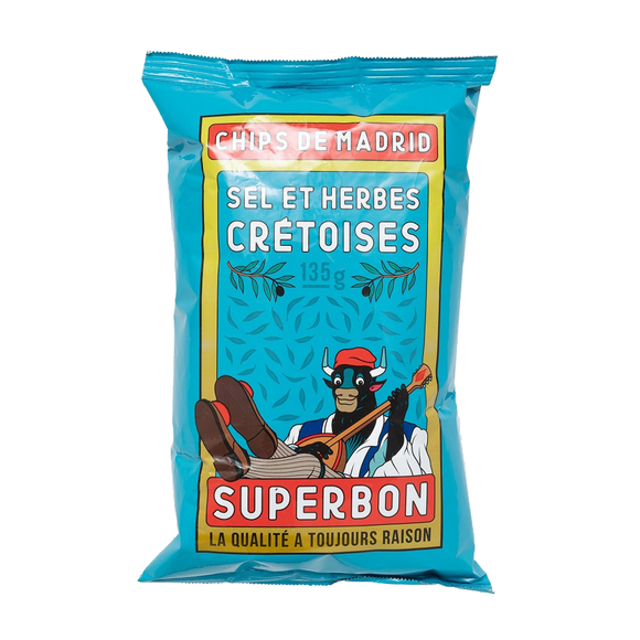 Superbon Sel et Herbes (Salt & Herbs) Chips (135g)