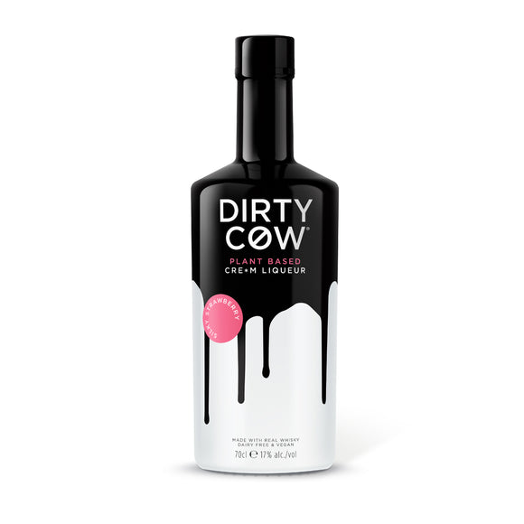 Dirty Cow Silky Strawberry Plant Based Cre*m Liqueur (70cl)