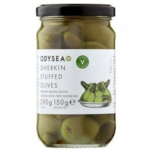 Odysea Gherkin Stuffed Olives (290g)