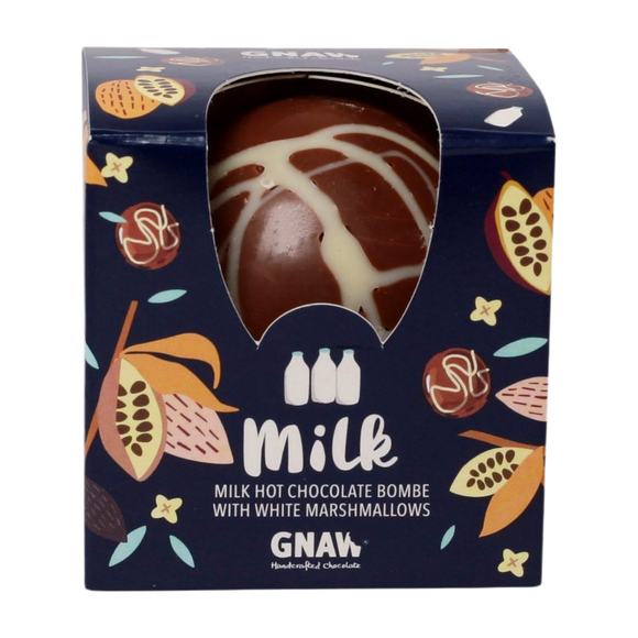 Gnaw Milk Hot Chocolate Bombe (43g)