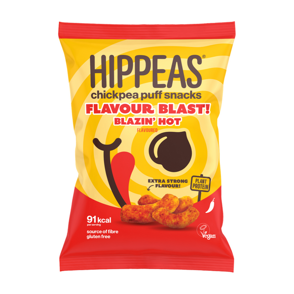 Hippeas Flavour Blast Blazin's Hot Chickpea Puffs (22g)